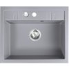 FDesign Carioca granitový drez 58x48 cm sivá/grafitová/ónyxová FD9-11-4858-44