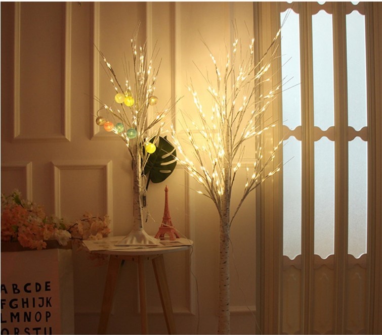 Melfin ISO Vianočný svetelný stromček Breza LED 60 90 cm