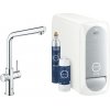 GROHE Blue Home - Štartovacia sada s výpusťou v tvare L, chróm 31454001