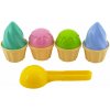 TECHNOK Formičky na piesok - Sada na zmrzlinu 9 ks