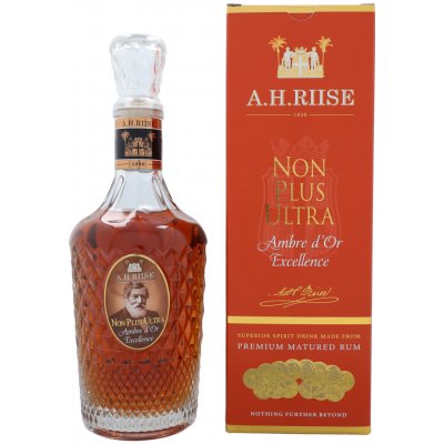 A.H. Riise Non Plus Ultra Ambre d'Or Excellence 42% 0,7 l (kartón)