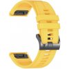 VSETKONAMOBIL 128351 SILICONE Vymeniteľný remienok QuickFit pre Garmin - šírka 22mm žltý