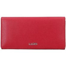 Lagen dámska kožená peňaženka 50310 Red