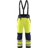 Blåkläder AB 1875 Zimní reflexní kalhoty Farba: Žlutá/námornická modr, Veľkosť: LT