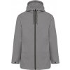 KARIBAN VINTAGE K6153 / Unisex vetrovka s kapucňou - silver XXXL