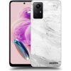 Picasee silikónový prehľadný obal pre Xiaomi Redmi Note 12S - White marble