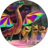 Jedlý papier Dračí záchranári spievajúci draci 19,5 cm - Pictu Hap - Pictu Hap