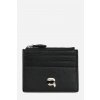 PÚZDRO NA PLATOBNÉ KARTY KARL LAGERFELD IKON GRAINY ZIP CARDHOLDER BLACK