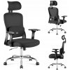 Kancelárske otočné kreslo Markadler čierne ergonomické nastaviteľné do 120 kg