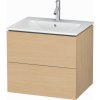 Duravit L-Cube skrinka 62x48.1x55 cm závesná kúpeľňová skrinka pod umývadlo dub LC624003030