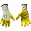 Ochranné rukavice GEKO veľkosť 9/žlté/(12/240/300) (Geko G73552)