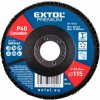 EXTOL PREMIUM Lamelový kotúč šikmý korundový P40 115mm 8803462