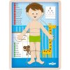 Woody Puzzle Ľudské telo Chlapec, 12 dielikov