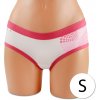 FABIO SZORTY Dámske nohavičky S, 1 ks, ružovo-biela