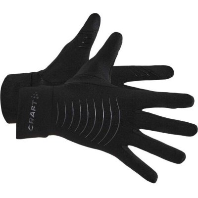 Craft CORE ESSENCE 2 Mierne zateplené flísové rukavice, čierna, L