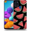 Picasee silikónový čierny obal pre Samsung Galaxy A21s - Melone