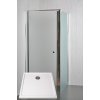 Arttec ARTTEC MOON A17 rohový sprchový kút 80x80cm sklo Grape pr. Alu lesk+vanička Polaris PAN04470