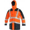 Výstražná bunda CXS LONDON, 5v1, pánska, oranžovo-modrá Veľkosť: XL