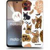 Picasee silikónový prehľadný obal pre Motorola Moto G32 - Frenchies