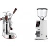 La Pavoni Esperto Abile + Eureka Atom W 65, white