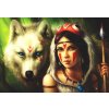 Anatolian - Puzzle Vlk a jeho pani - 500 dielov