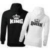 tričko, Mikina (variant) Dámska MIKINA QUEEN (UNISEX strih), Farba biela, Strih/ Variant Pánsky/UNISEX