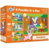 GALT Puzzle sada 4v1 V lese