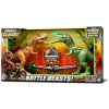 Wiky Primal Clash! Dino bitva set Carnotaurus vs Gigantosaurus 21 cm