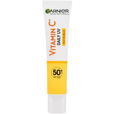 Garnier Skin Naturals Vitamín C Daily UV Invisible SPF50+ - Rozjasňujúci denný pleťový fluid s vysokou UV ochranou 40 ml