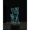 Beling 3D lampa, Paw patrol Chase, 16 farebná, PS27