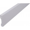 Egibi , Soklová lišta DP2 rovná biela 2m, 2000x58x12 mm, biela 329941-175942