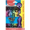 Farebné ceruzky MAPED Color´PepsMonster,18 ks