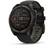 Chytré hodinky Garmin Fenix 8 47mm Sapphire Solar Titanium Black/Pebble Grey Band (010-02906-11)