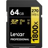 Karta Lexar Professional 1800x SDXC 64 GB Class 10 UHS-II/U3 V60 (LSD1800064G-BNNNG)