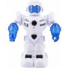 Teddies Robot jezdící plast 26cm Ang. mluvící na baterie se světlem se zvukem v krabici 22x28x11cm