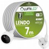 Predlžovací Kábel do zásuvky Lumiled 7 m 1 ks biely