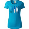 Paddleboard set - Dámske tričko z organickej bavlny Origin (GOTS) - S ( Svetlý tyrkys )