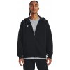 Mikina Under Armour Rival Fleece FZ Hoodie Black/ White S S