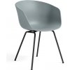 HAY Stolička AAC 26 Black Powder Coated Steel, dusty blue 2.0