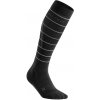 CEP Kompresné podkolienky reflective sock women black