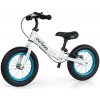 Detské odrážadlo MOVINO Cariboo ADVENTURE s brzdou, nafukovacie kolesá 12'', bielo-modré