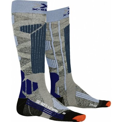 X-Bionic SKI RIDER 4.0 dámske ponožky sivá/čierna