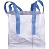 Vak BigBag TOF4, 70x70x70 cm, PP, 4 uši, biely, rovné dno, max. 800 kg