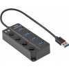 Hub AK-AD-33 USB 3.0 4-port