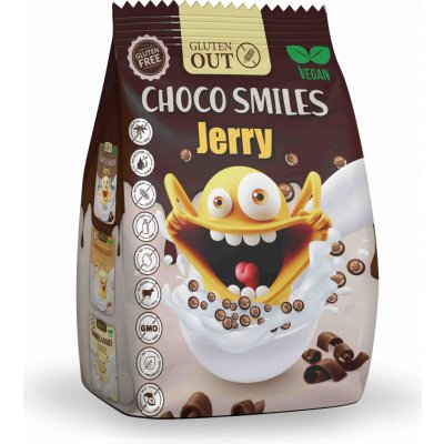 Jerry cereálie CHOCO SMILES 375g