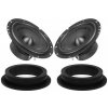 Helix F 62C reproduktory pre Škoda Superb II - zadné dvere