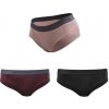 Dámske nohavičky Sensor Merino Air 3-Pack Veľkosť: L / Farba: čierna/červená