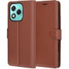 Techsuit – Leather Folio kožené puzdro pre Honor 400 Lite – hnedé