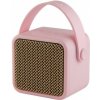 Reproduktor Kisonli S1, Bluetooth, USB, SD, FM, AUX – ružová