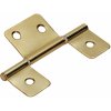 Hettich Záves pre lamelové dvere 81 x 22 mm pomosadzená oceľ, 3 ks